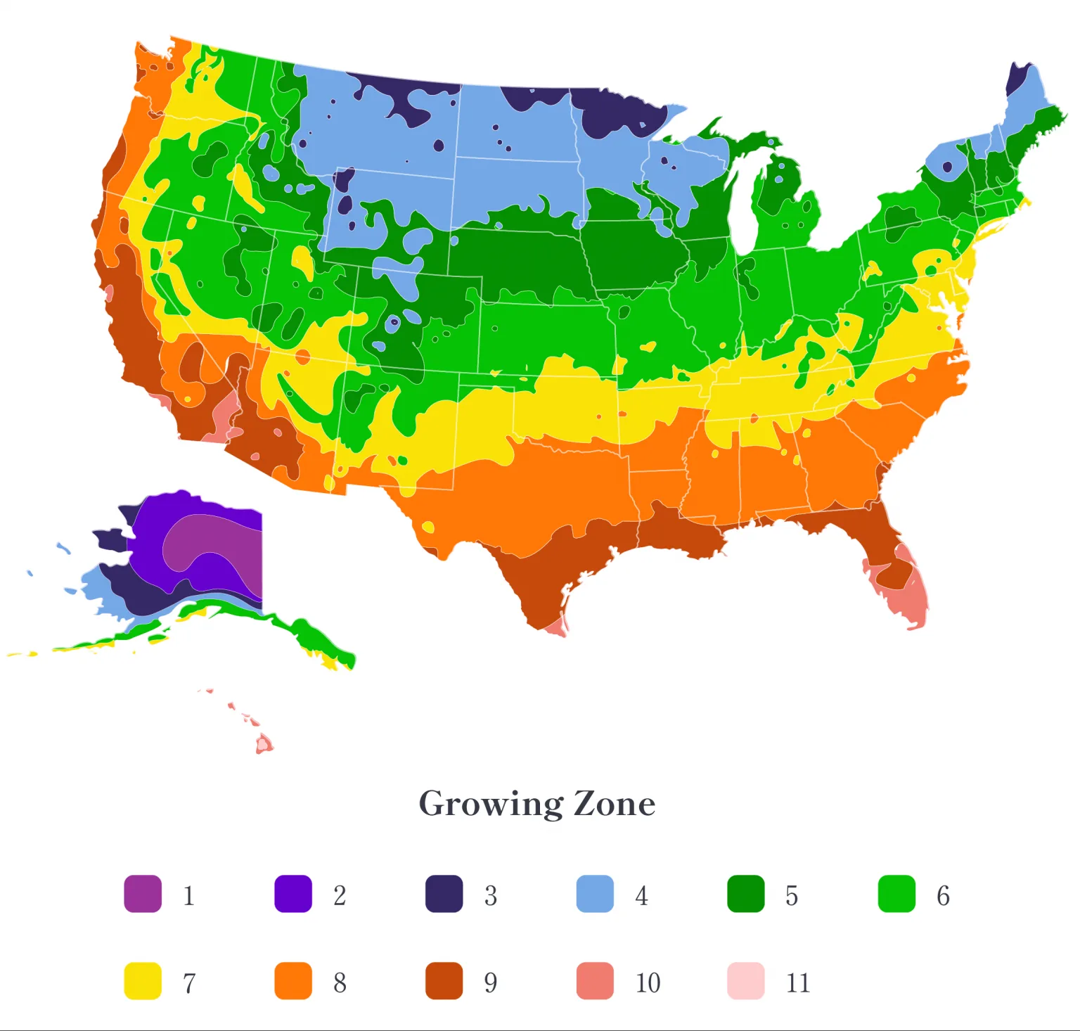 Us Hardiness Zone Map 2024 Emelia Merralee