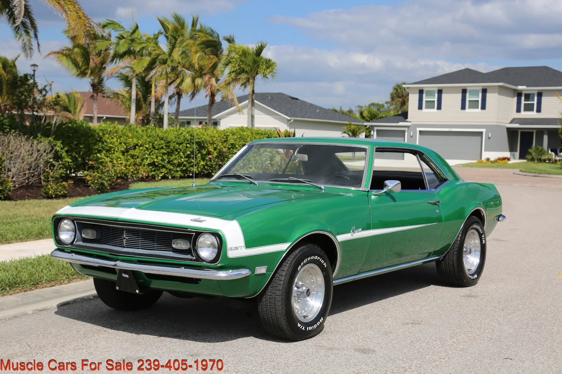 Used 1968 Chevrolet Camaro Rally Green Irid For Sale 34 500 Muscle Cars For Sale Inc Stock