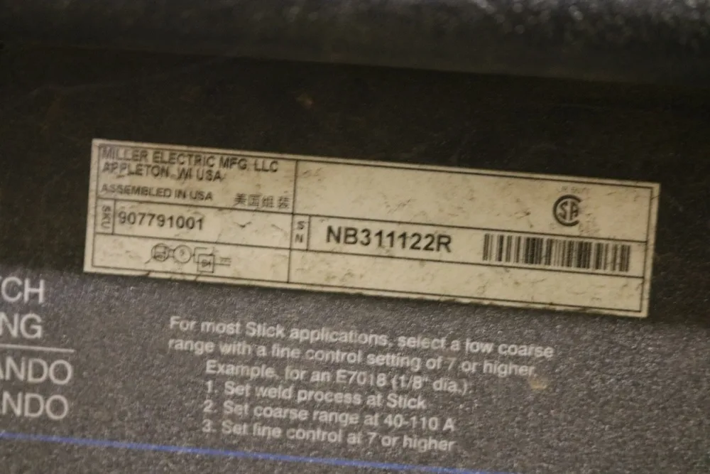 Used Miller Bobcat 225 Welder 8074007