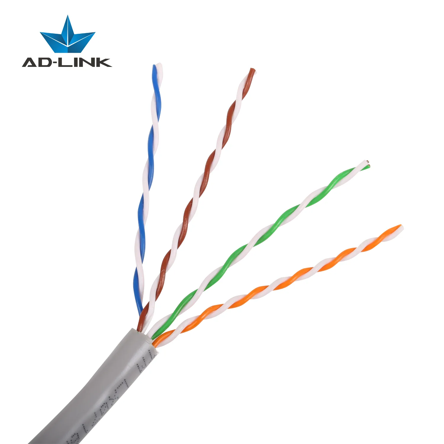 Utp Cable Cat5 E 305 Meters Pure Copper Gray Adlink