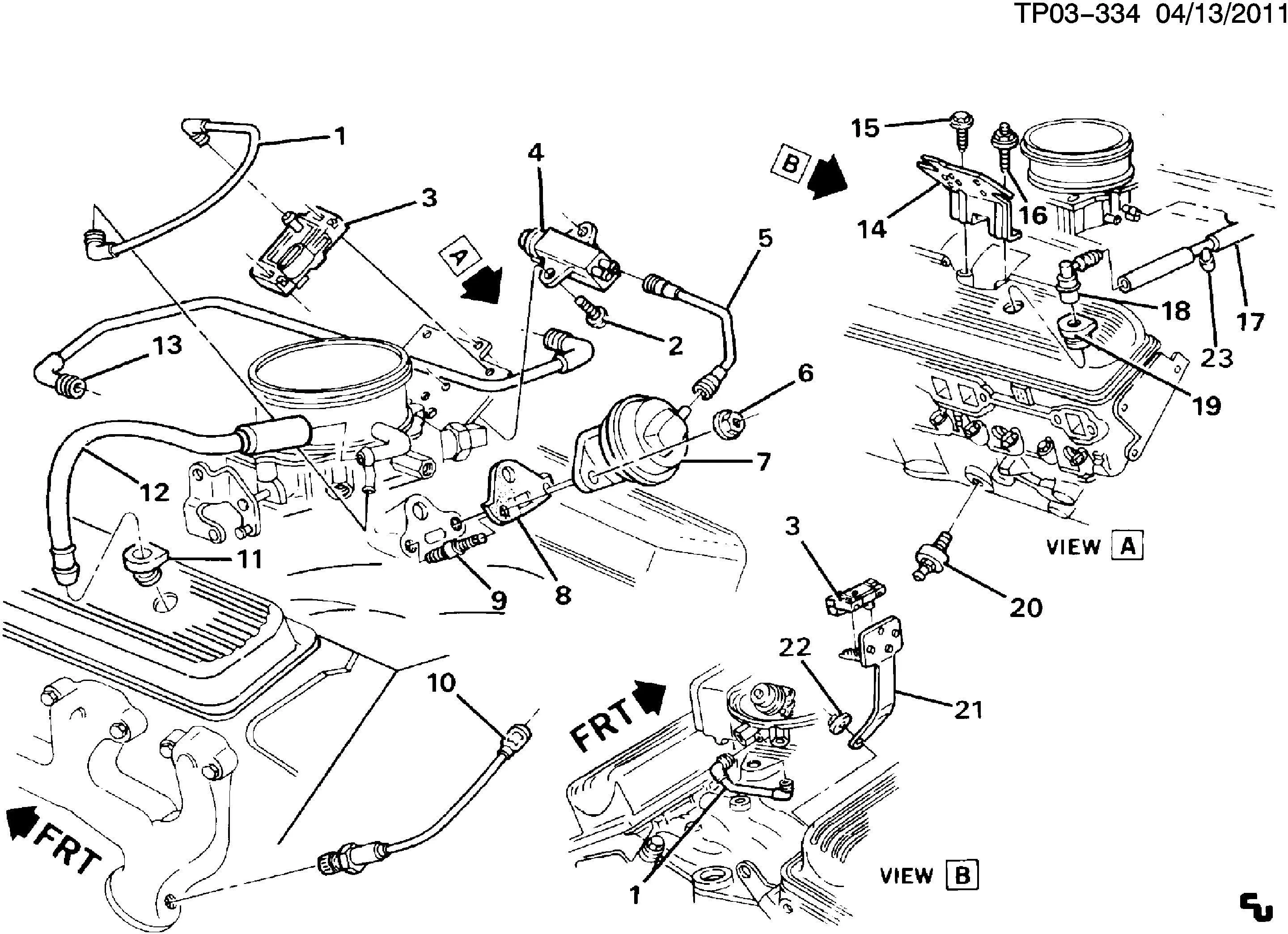 Vacuum Line Diagram For Chevy 350