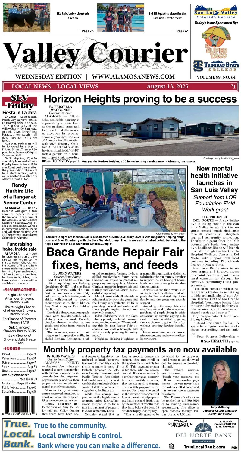 Valley Courier The Alamosa News