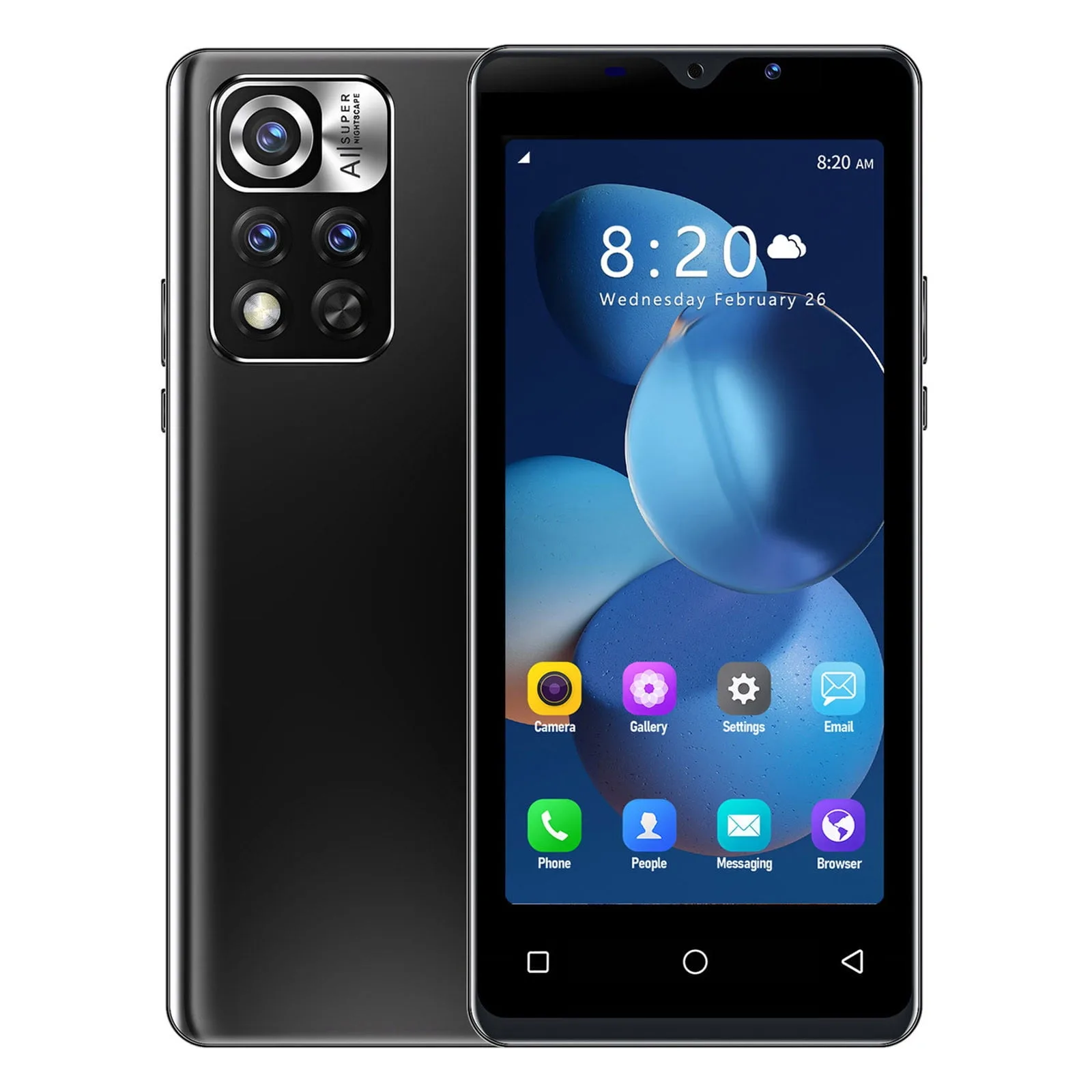 Valseel U8 8 1 Gb Smartphone Unlocked With Gps Black