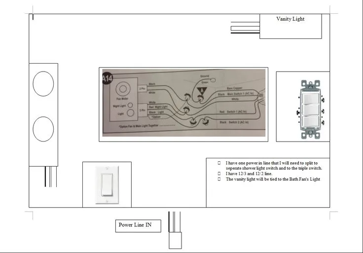 Vanity Light Wiring Diagram