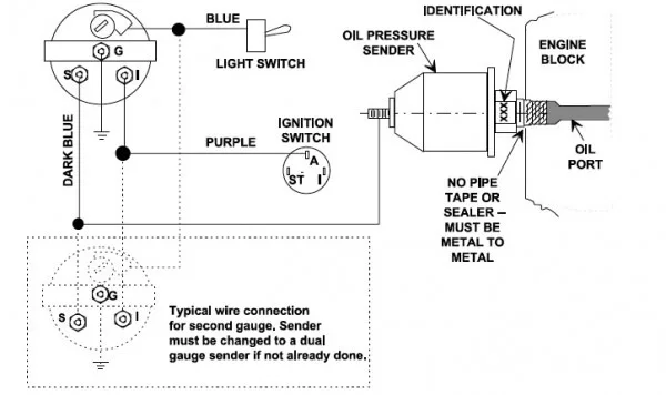 Vdo Oil Pressure Gauge Wiring Diagram