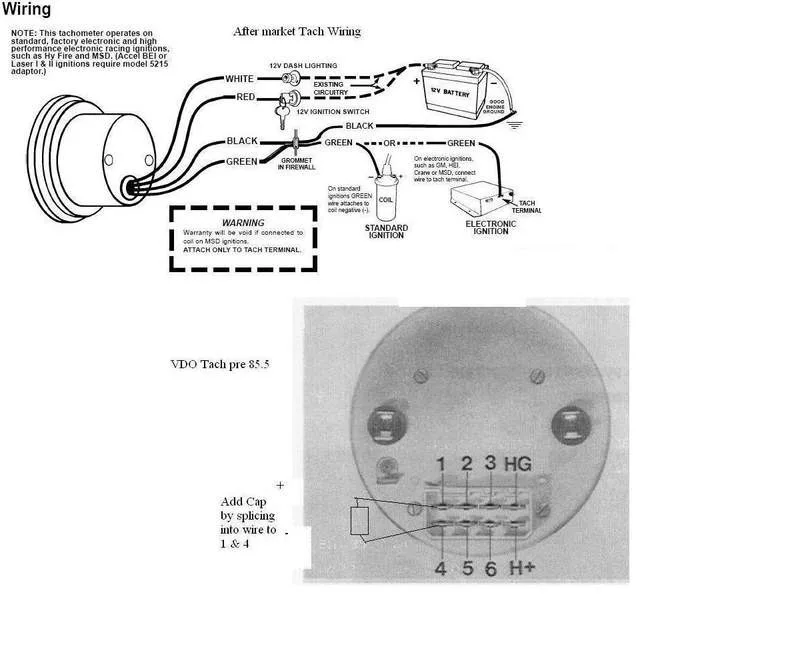 Vdo Tach Wiring Electric