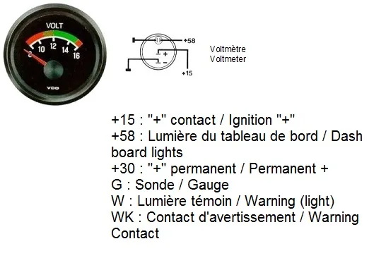 Vdo Volt Gauge Wiring Diagram Wiring Diagram