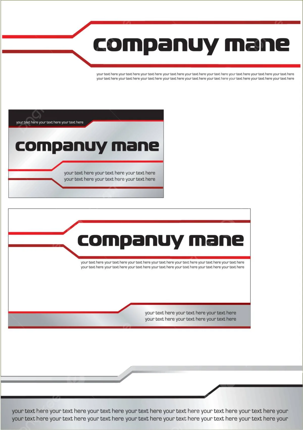 Vector Steel Business Stationery Set 11 Note Frame Diagram Vector Note Frame Diagram Png And