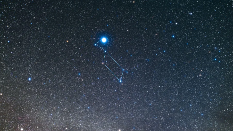 Vega The Brightest Star In The Lyra The Harp