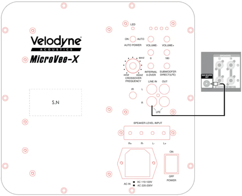 Velodyne Microvee X Series Subwoofer Manual Manualslib