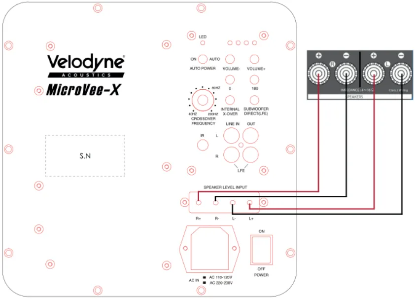 Velodyne Microvee X Series Subwoofer Manual Manualslib