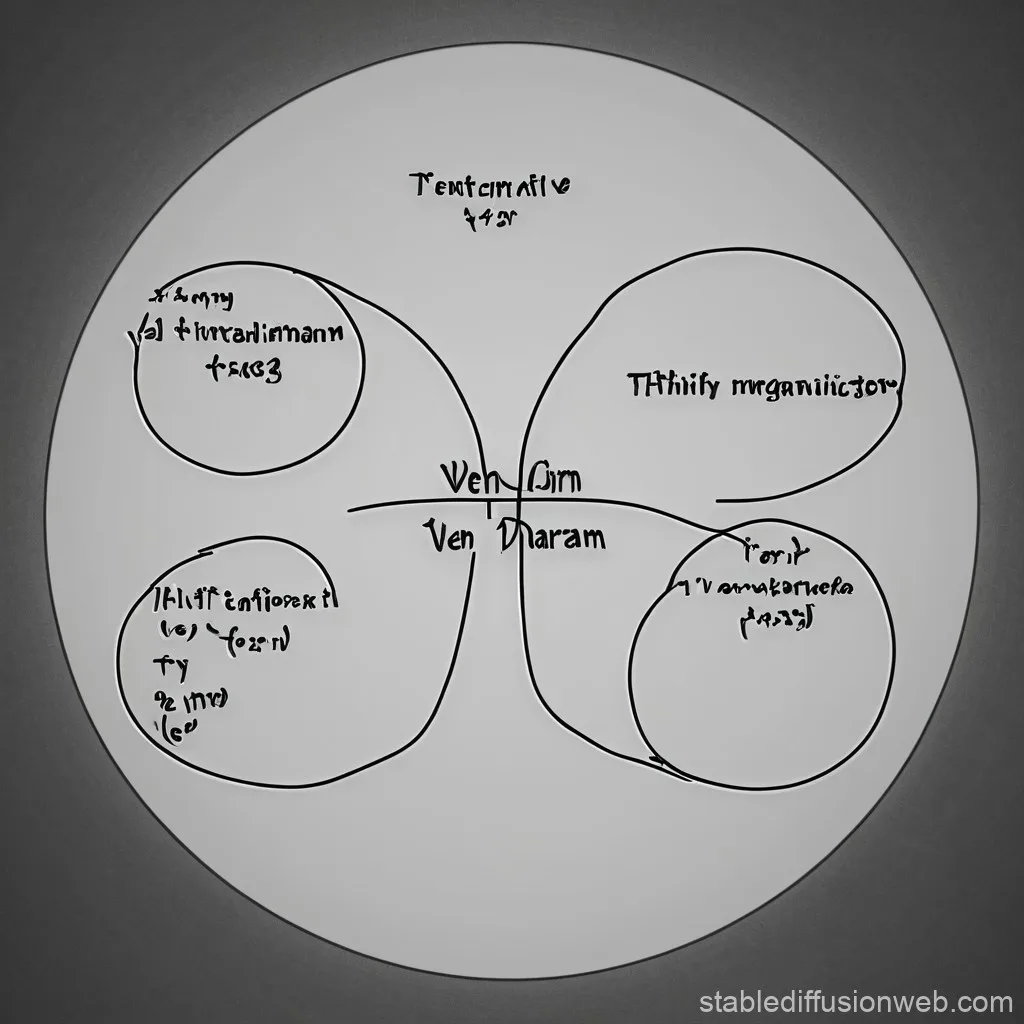 Venn Diagram Schematic Stable Diffusion Online