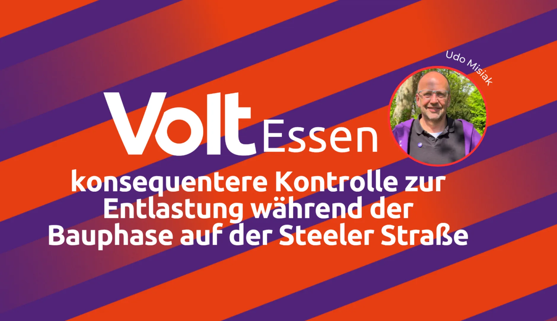 Verkehr Auf Der Steeler Straße Volt Fordert Konsequente Kontrolle Während Der Bauphase Volt