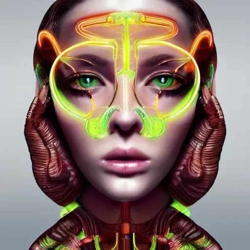 Very Beautiful Woman Bionic Pupils Full Face Stable Diffusion Openart