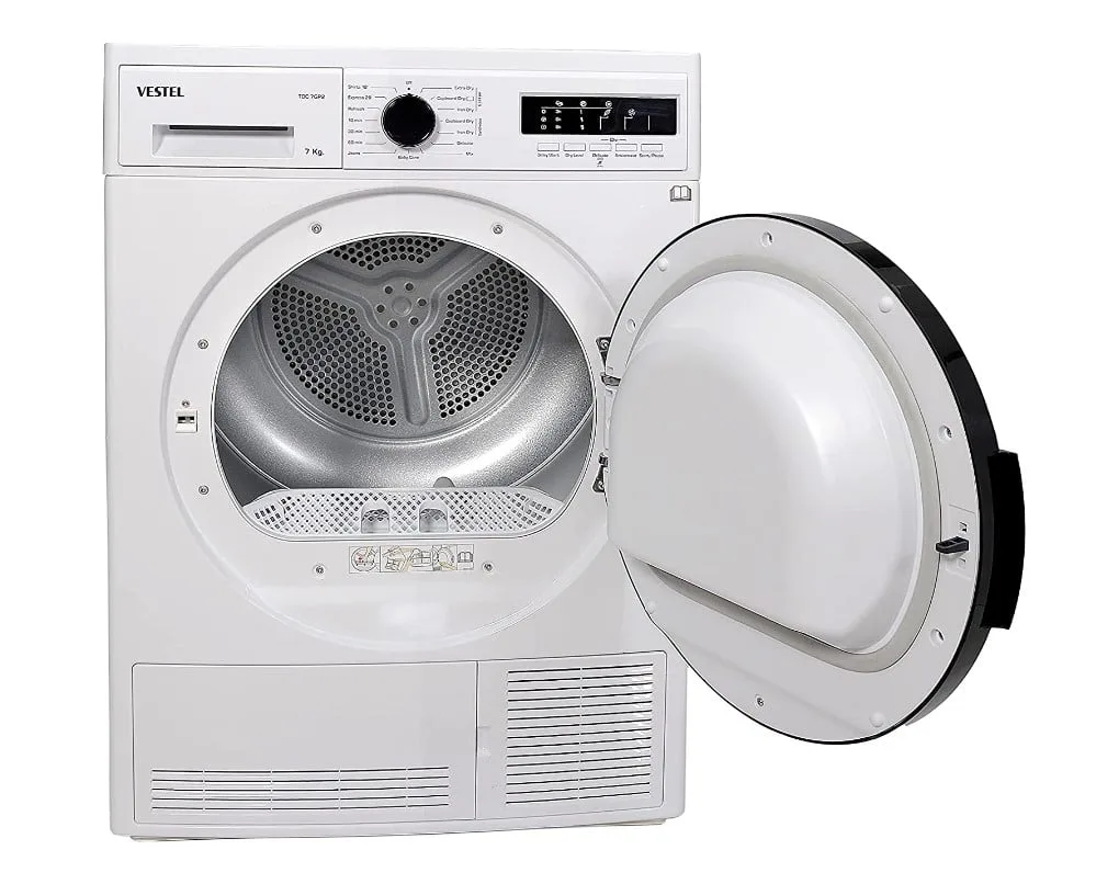 Vestel 220 Volts Tumble Dryer Tdc7Gp2 Clothes Dryer 7 Kg White 220V 240 Volts 50 Hz