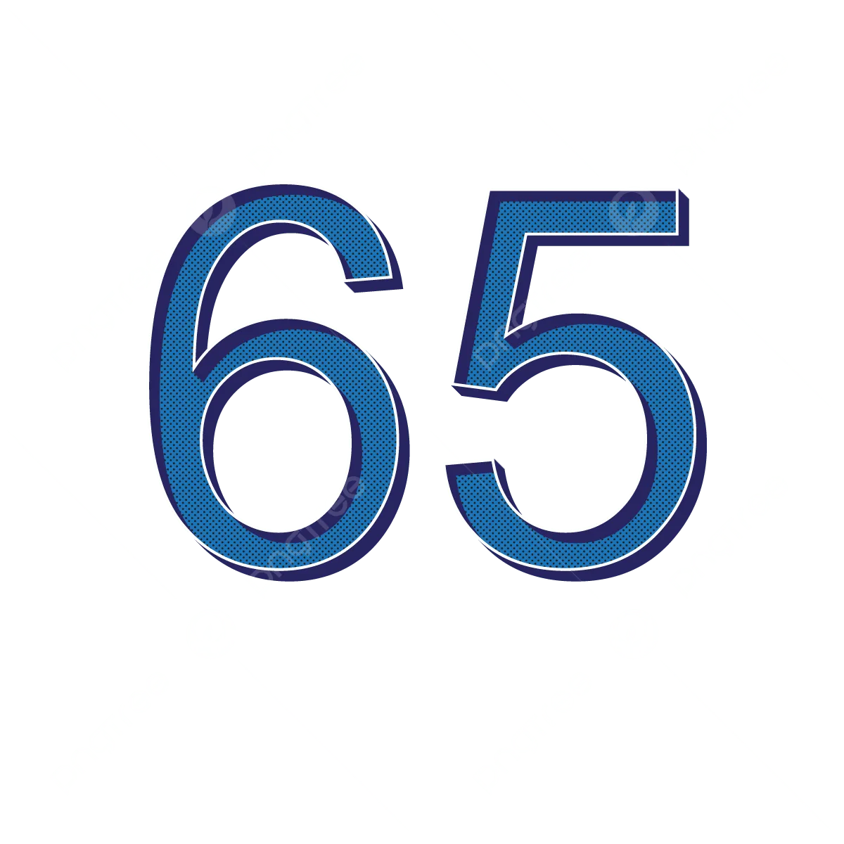 Vetor Abstrato 3D Número 65 Com Fundo Transparente Png 65 Número 65 Dígito 65 Imagem Png E