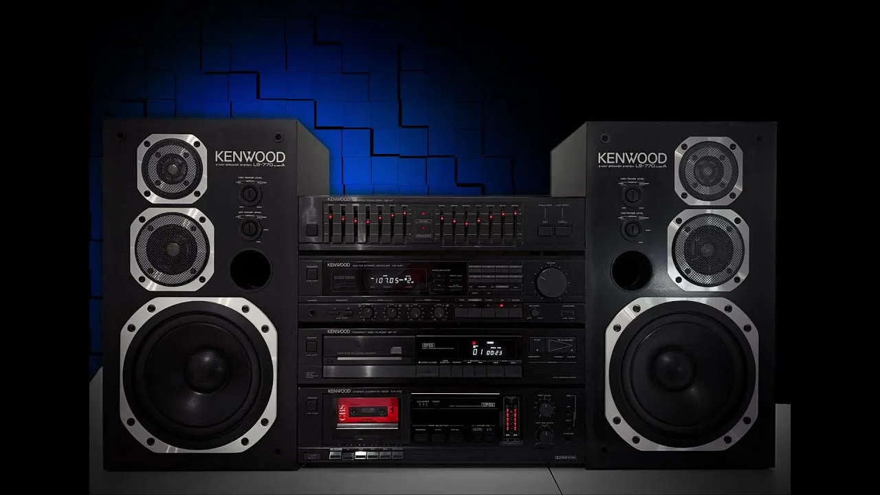 Vintage Kenwood Stereo System At April Newton Blog