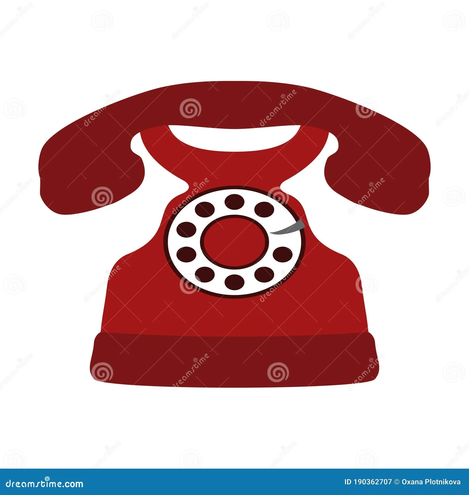 Vintage Rotary Dial Phone Royalty Free Stock Image 68671474