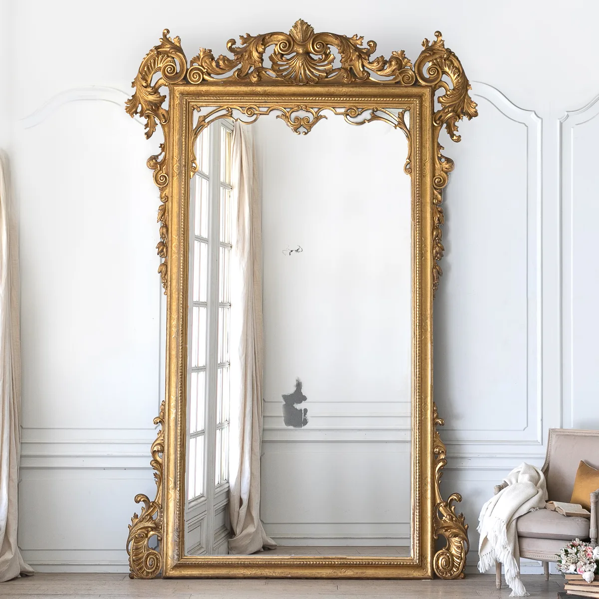 Vintage Standing Mirror