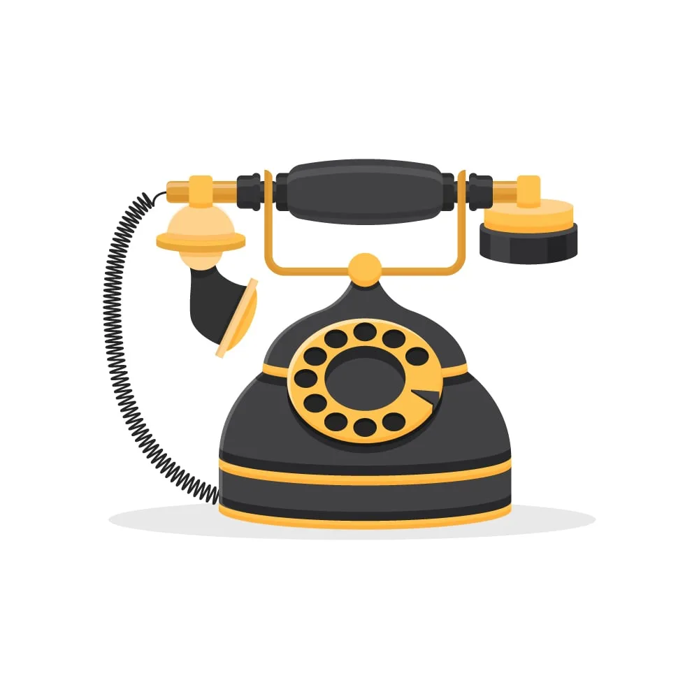 Vintage Telephone Clipart