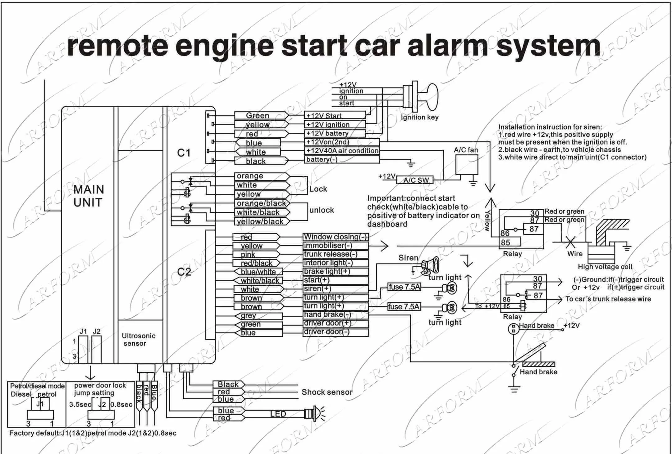 Viper Car Alarm Wiring Diagram