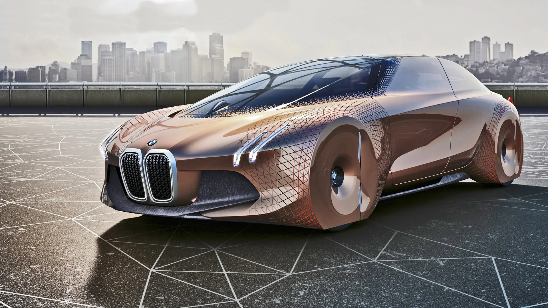 Vision Next 100 L Auto Del Futuro Di Bmw Che Si Accende Con Un Gesto Startmag