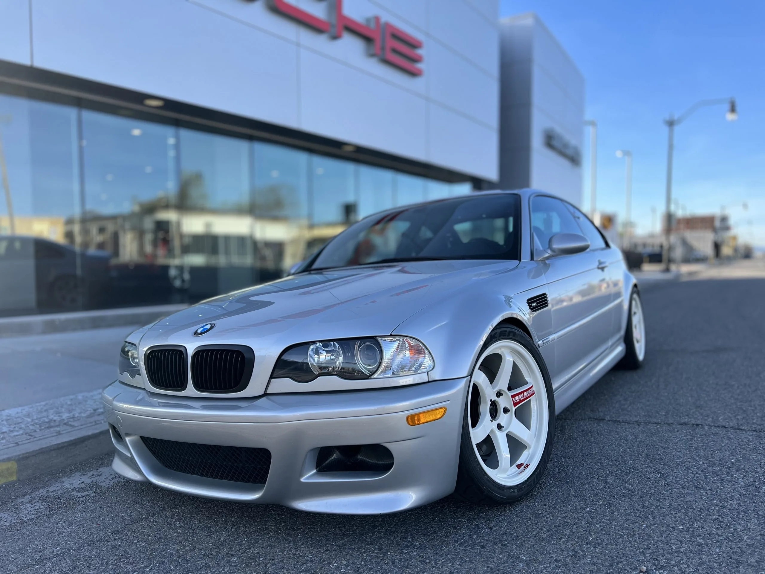 Volk Racing Te37Sl In White On A Bmw M3 E46 Vivid Racing News