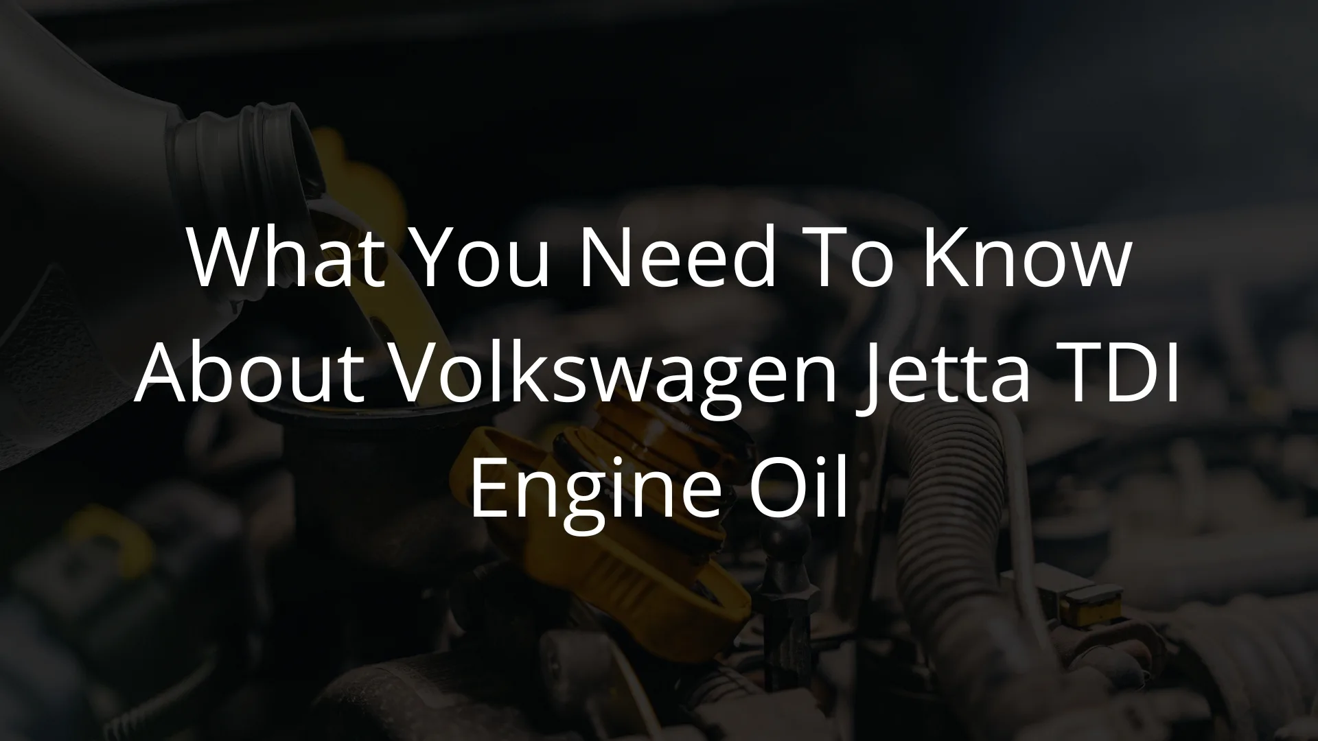 Volkswagen Jetta 2 5 Engine Oil