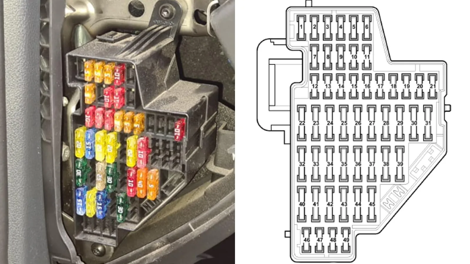 Volkswagen Jetta Fuse Relay Diagram