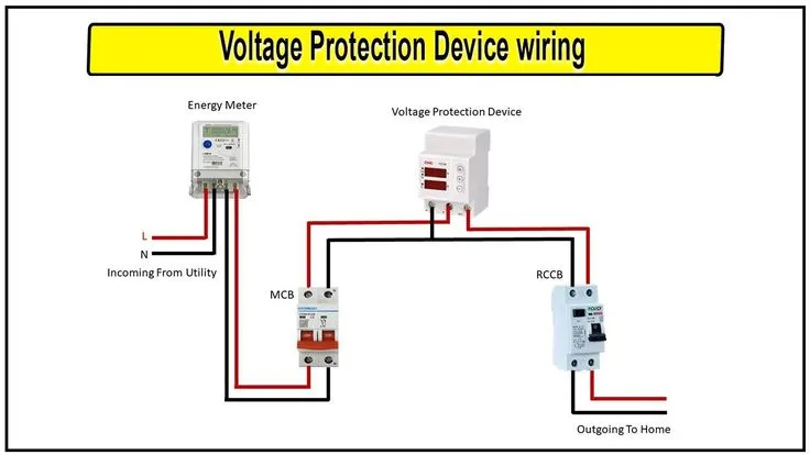 Voltage Protection Device Wiring Diagram