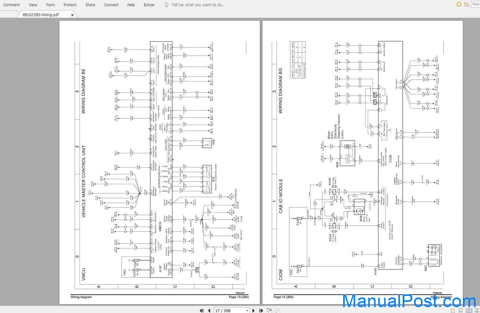 Volvo Fh 4 Trucks Service Manual Buses Wiring Diagrams Manualpost Instant Download Auto
