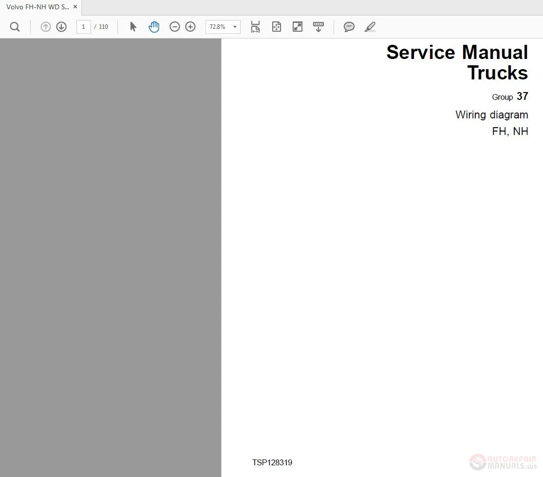 Volvo Fh Nh Wd Service Manual