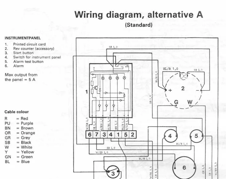 Volvo Penta 5 7 Alternator Wiring Diagram Motorcycle Repair