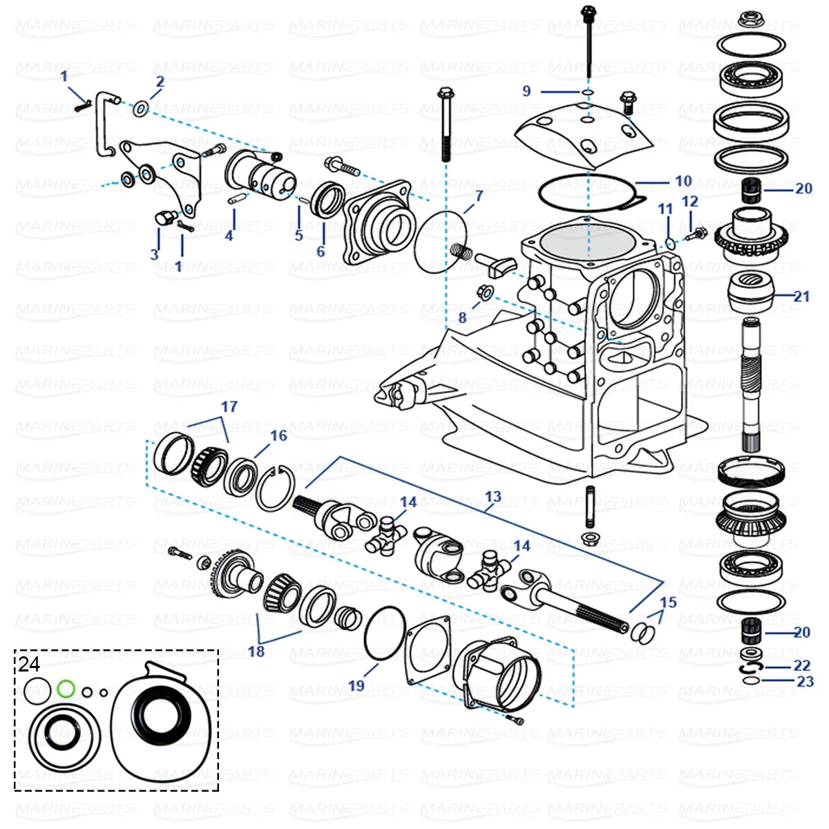 Volvo Penta Sx Outdrive Parts Diagram