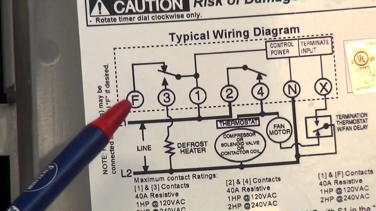 Walk In Freezer Defrost Timer Wiring Diagram