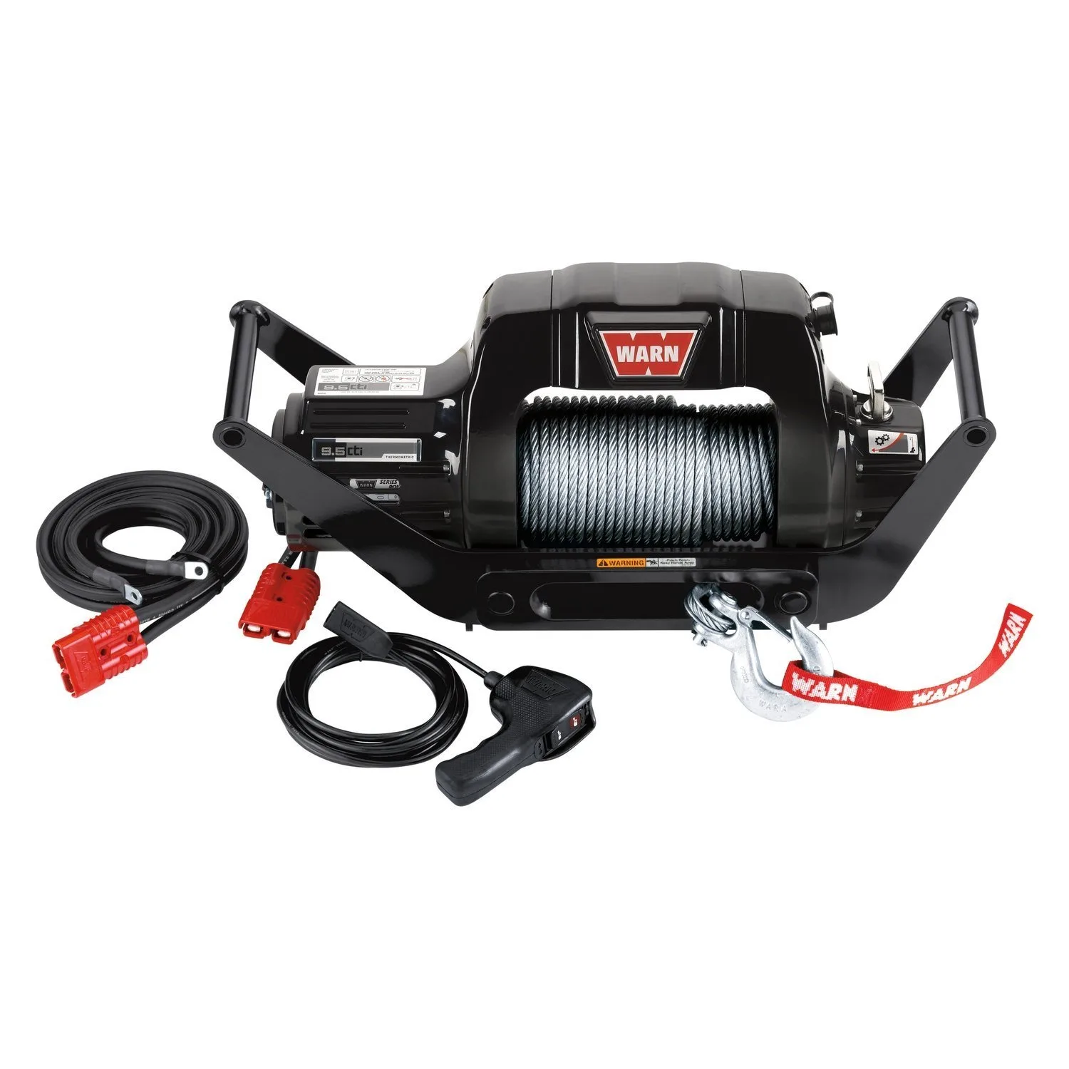 Warn 85760 9 500 Lbs 9 5Cti Series Multi Mount Electric Winch With Wire Rope