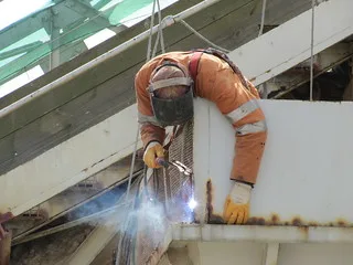 Welding Running Repairs On A Concrete Plant Dan Davison Flickr