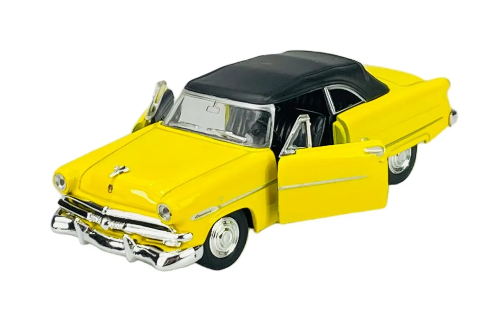 Welly Old Timer 1953 Ford Crestline Sunliner Z Dachem Żółty 1 34 42331 Welly Sklep