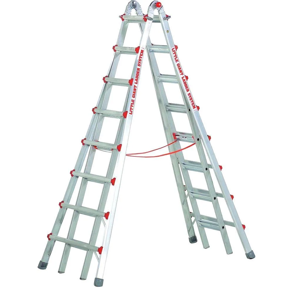 Werner 26 Ft Reach Aluminum Telescoping Multi Position Ladder With 300 Lb Load Capacity Type