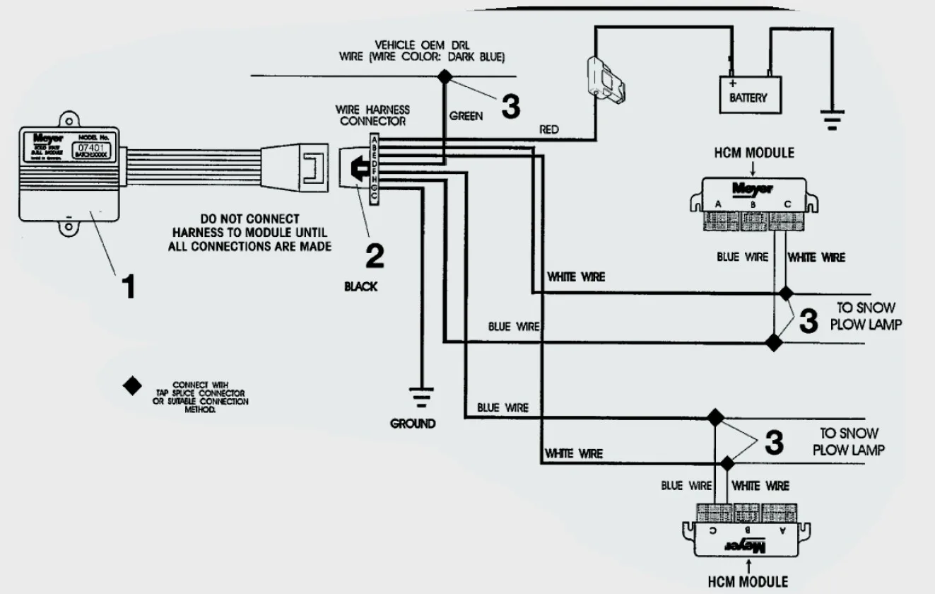 Western Plow Wiring Diagram Unimount