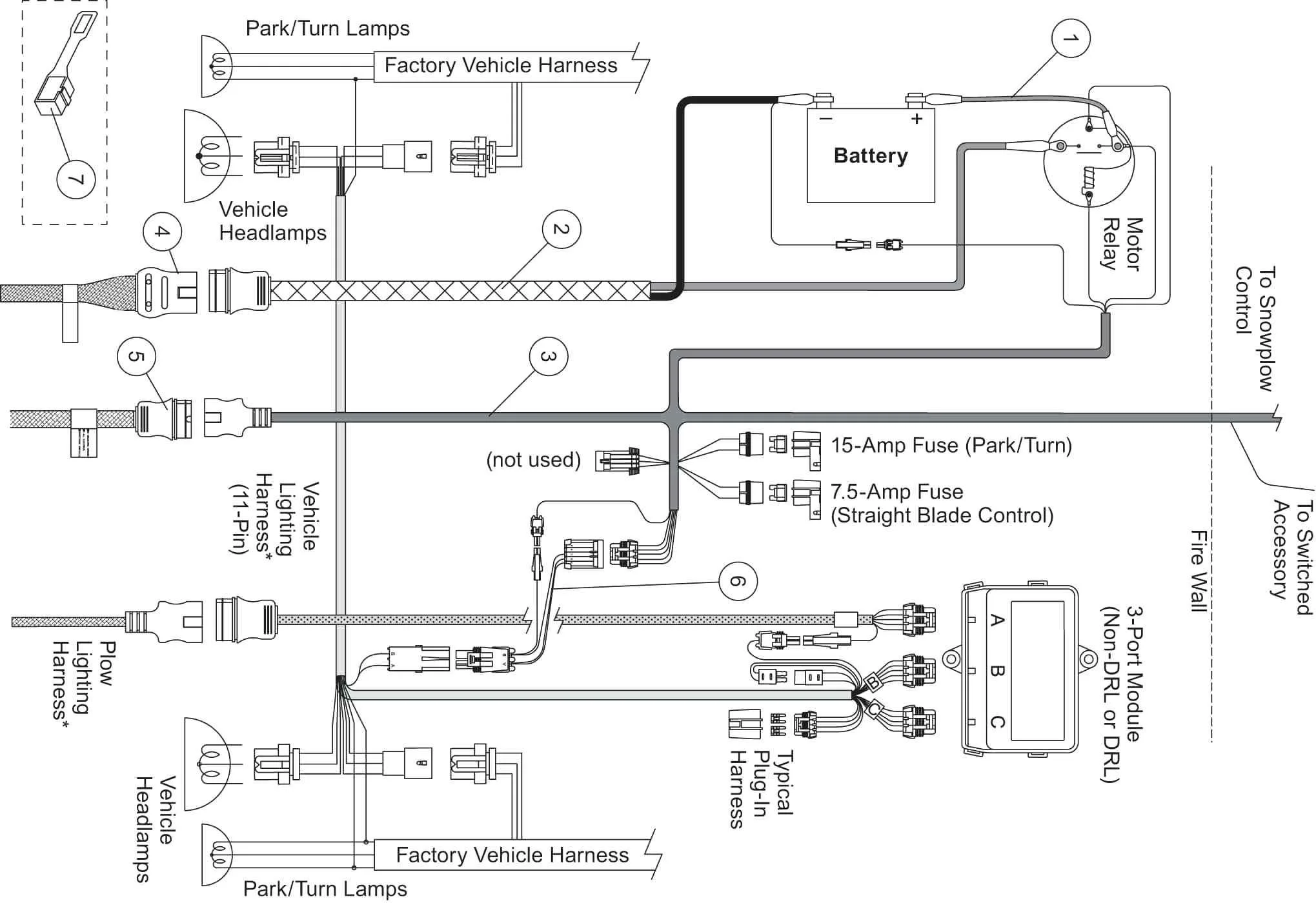 Western Snow Plow Wiring Diagram Unimount