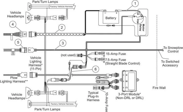 Western Ultramount Wiring Diagram Vector Matson