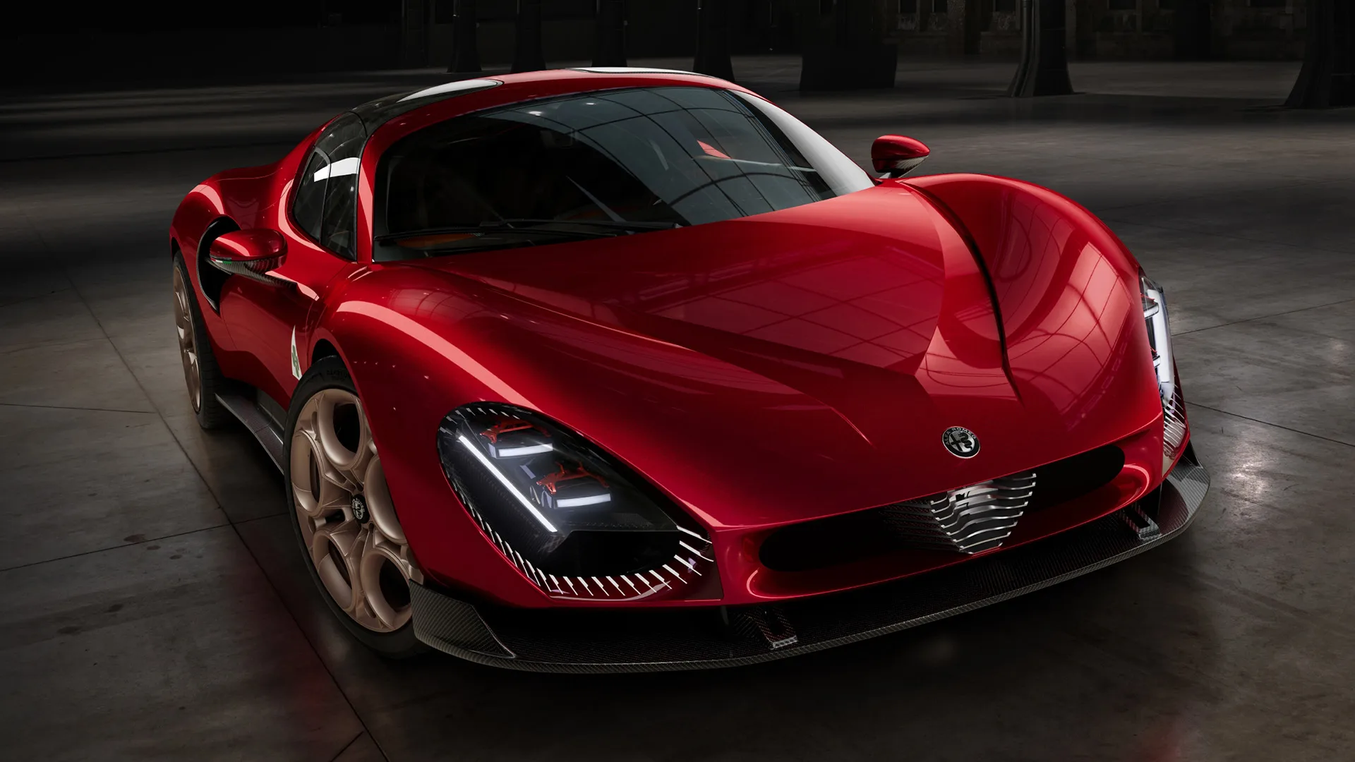 Whoa Alfa Romeo 33 Stradale Revealed As Stunning 620 Hp Supercar