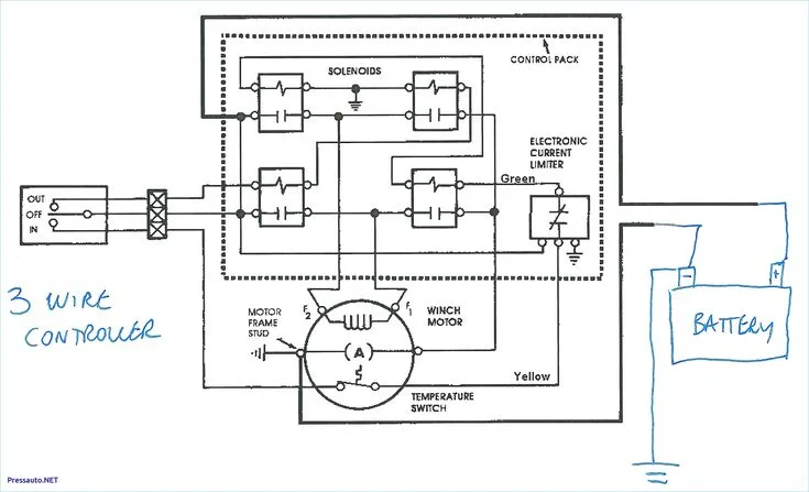 Winch Wiring Diagram Two Solenoid