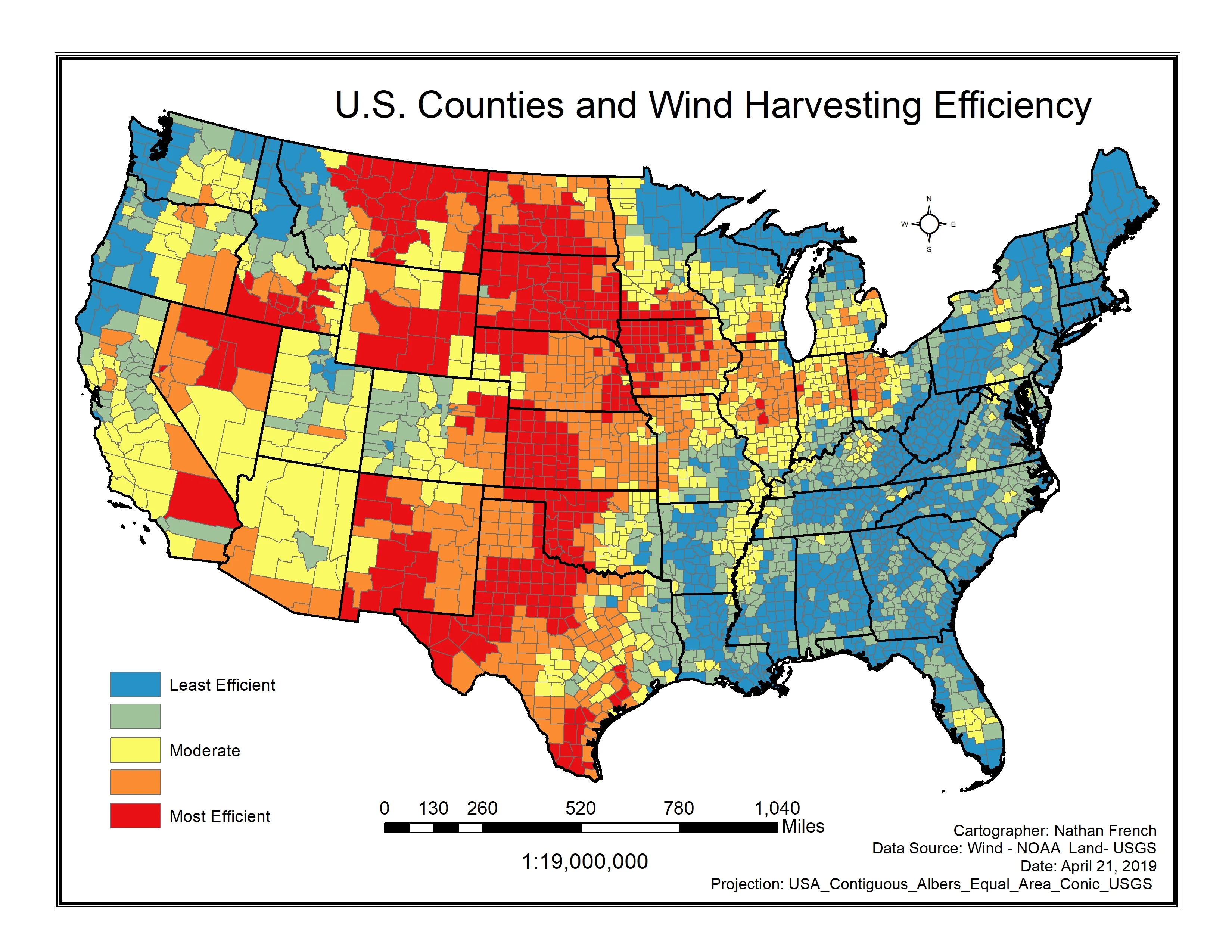Wind Map For Wind Power Map
