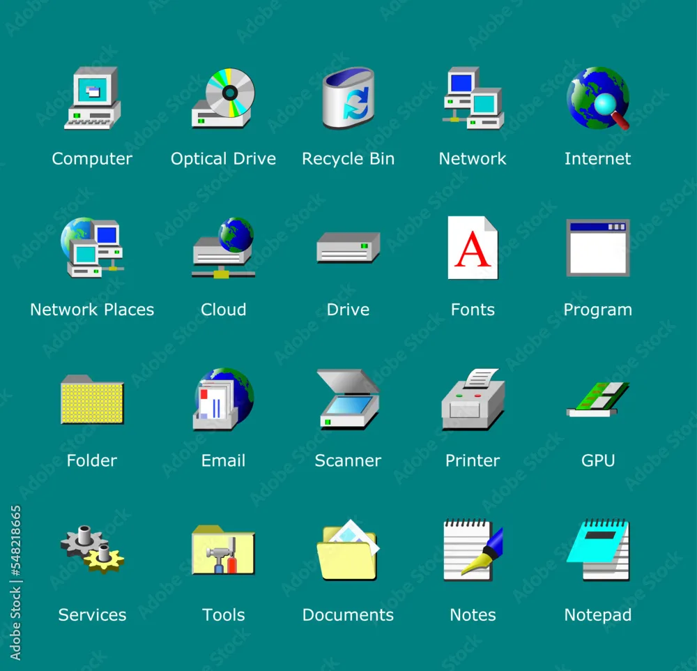 Windows 98 Folder Icon