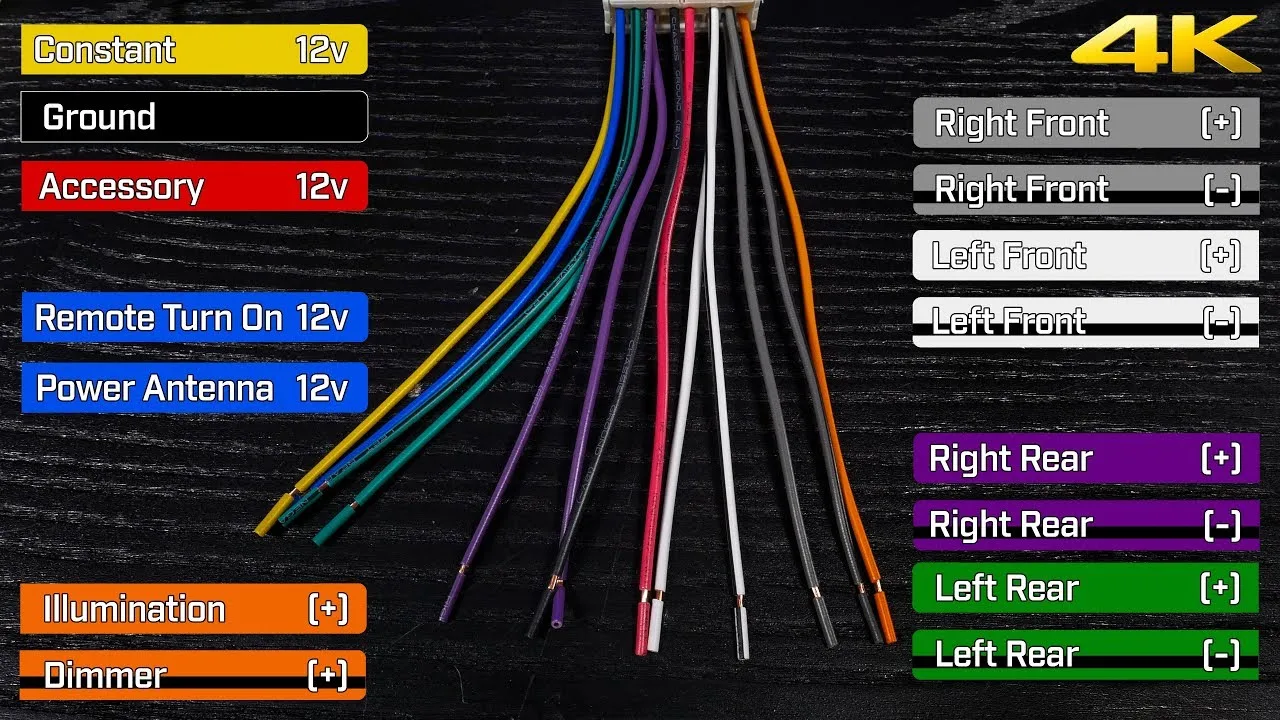 Wire Diagram For A Pioneer Car Stereo