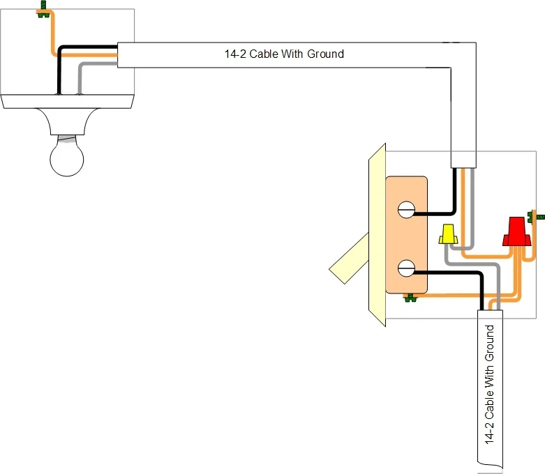 Wire Single Pole Switch To Light