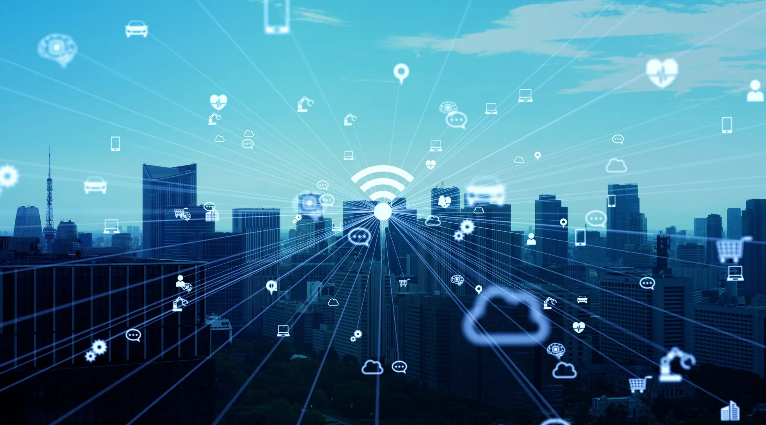 Wireless Communication Network Concept Mobile Technology Finley Engineering Finley Engineering