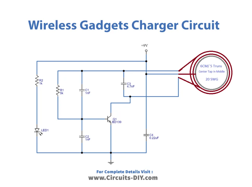 Wireless Gadgets Charger Circuit